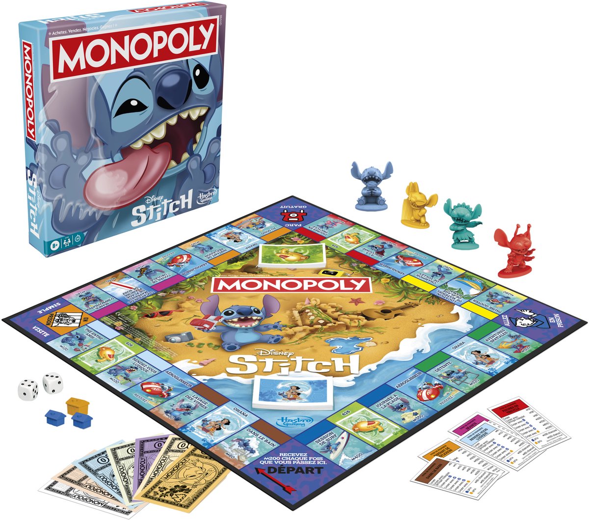 Monopoly Disney Stitch - Bordspel - Franstalig — afbeelding 10