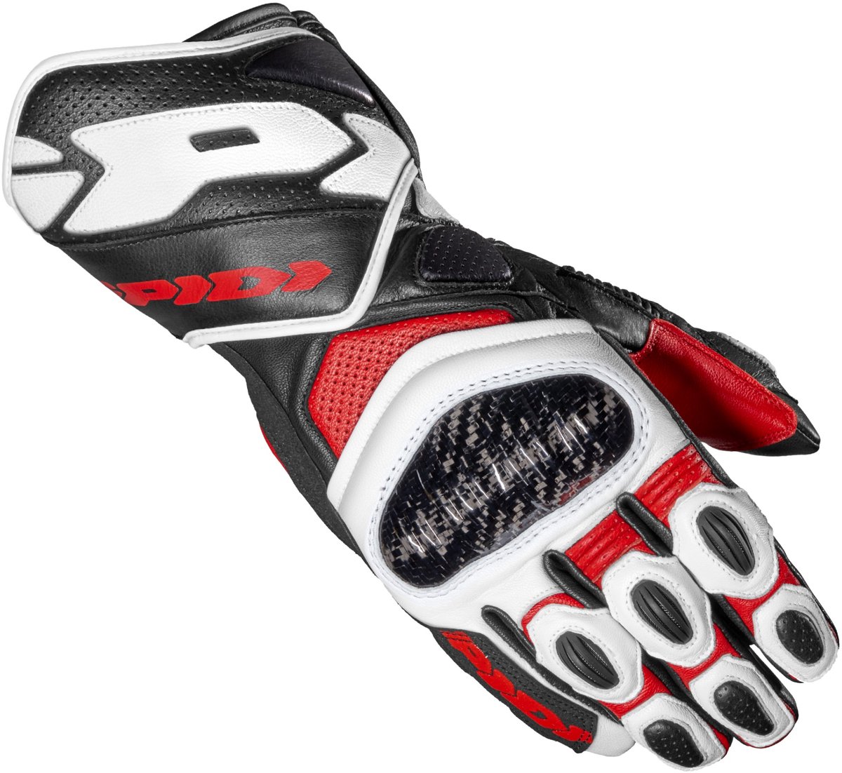 Spidi Carbo 7 Rood - Handschoen