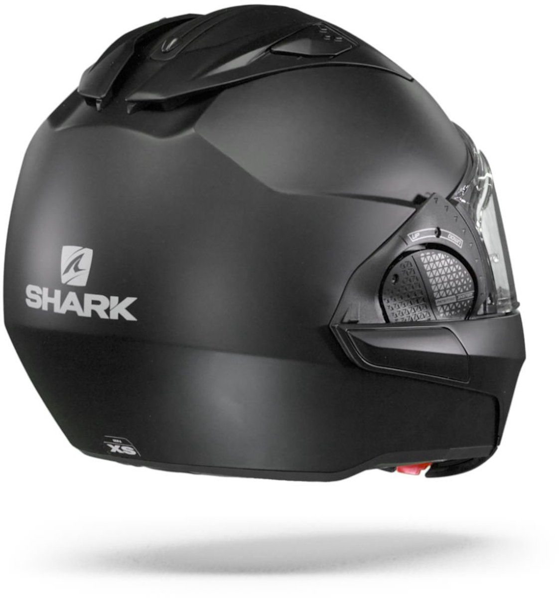 SHARK EVO GT BLANK Motorhelm Systeemhelm MAT Zwart - Maat XL – foto 5