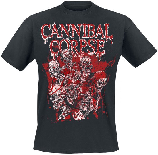 Cannibal Corpse Horde Heren T-shirt - zwart - L