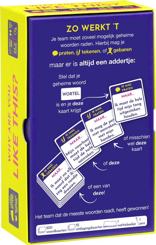 Why Are You Like This? - Hilarisch Nederlandstalig Partyspel - Speel met 2 Personen of in Teams - Vanaf 14 jaar - Exploding Kittens van Exploding Kittens — afbeelding 4