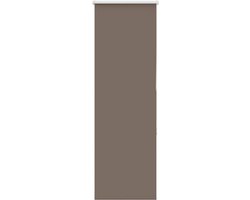 vidaXL - Rolgordijn - verduisterend - koffie - 55x175 - cm - stofbreedte - 50,7 - cm
