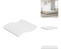 vidaXL Schuimmatras - Schuimmatrassen - Tweepersoonsmatras - Foam Matras - Schuimmatras middelzacht 180x200 cm