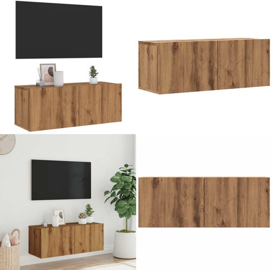 Bovenkast Lyon 80x31x60 cm bewerkt hout zwart kopen
