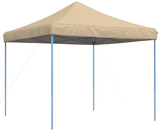 vidaXL Partytent inklapbaar pop-up 410x279x315 cm zwart