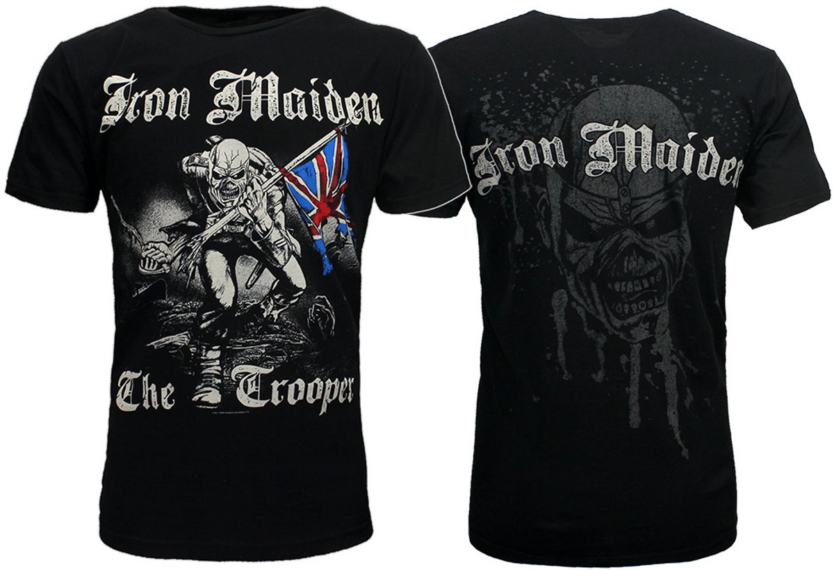 Iron Maiden The Trooper Illustration T-Shirt - Officiële Merchandise - XL