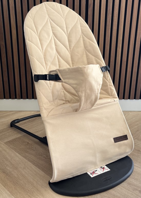 JAXX-HOES-met gesp-wipstoel hoes-katoen-beige- wasmachine geschikt van Merkloos — afbeelding 5