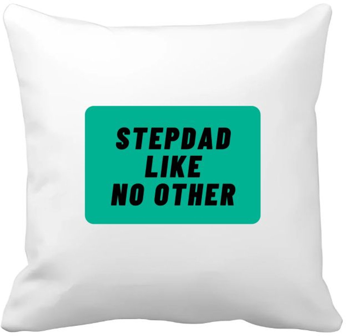 Akyol stepdad like no other Kussen hoes - Vader - geweldige papa - niemand anders - verjaardag - cadeau - kado - bedankje - geschenk - 40 bij 40 cm Multicolor