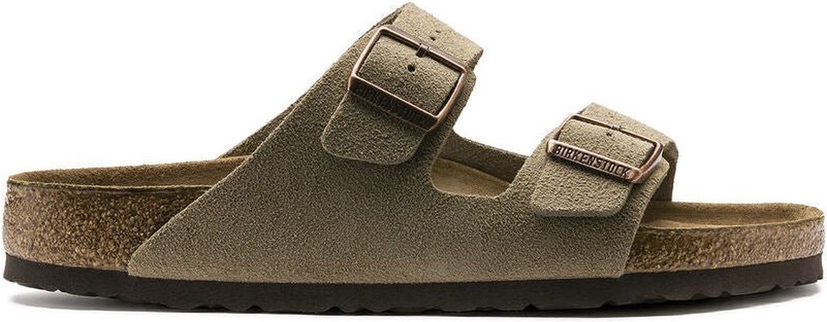 Birkenstock Arizona BS heren sandaal – EU 9.5 UK Taupe