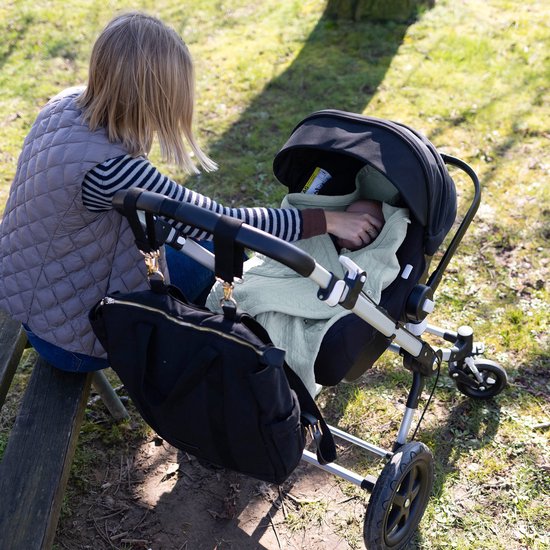 BEMINI Voetenzak - Biside 0-12m - Licht gewatteerd - Lunar van Bemini — afbeelding 4