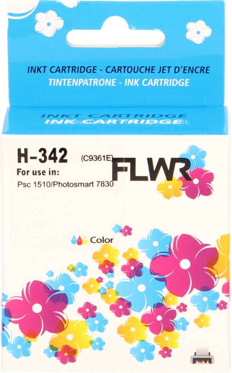FLWR - Cartridges / HP 342 / kleur / Geschikt voor HP
