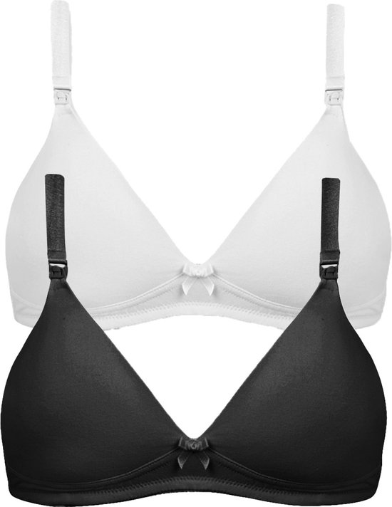 Vertbaudet 2 soutiens-gorge grossesse et allaitement rembourré en coton stretch