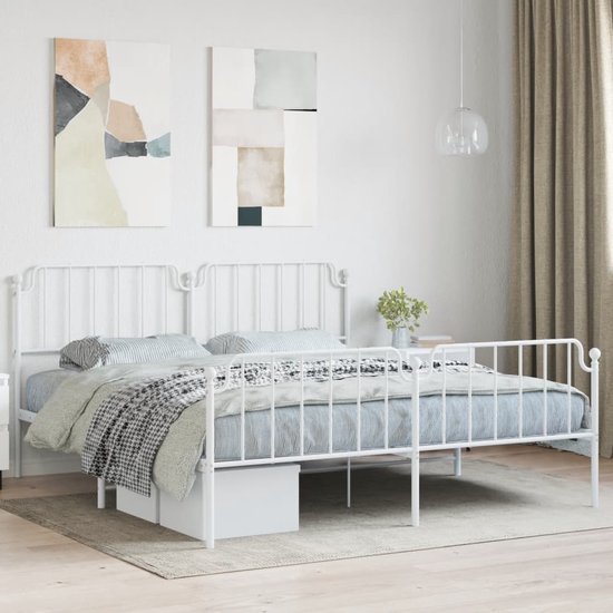 Zwarte Metalen Bedframes 140 x 200 kopen? ✔️ Tot 64% korting