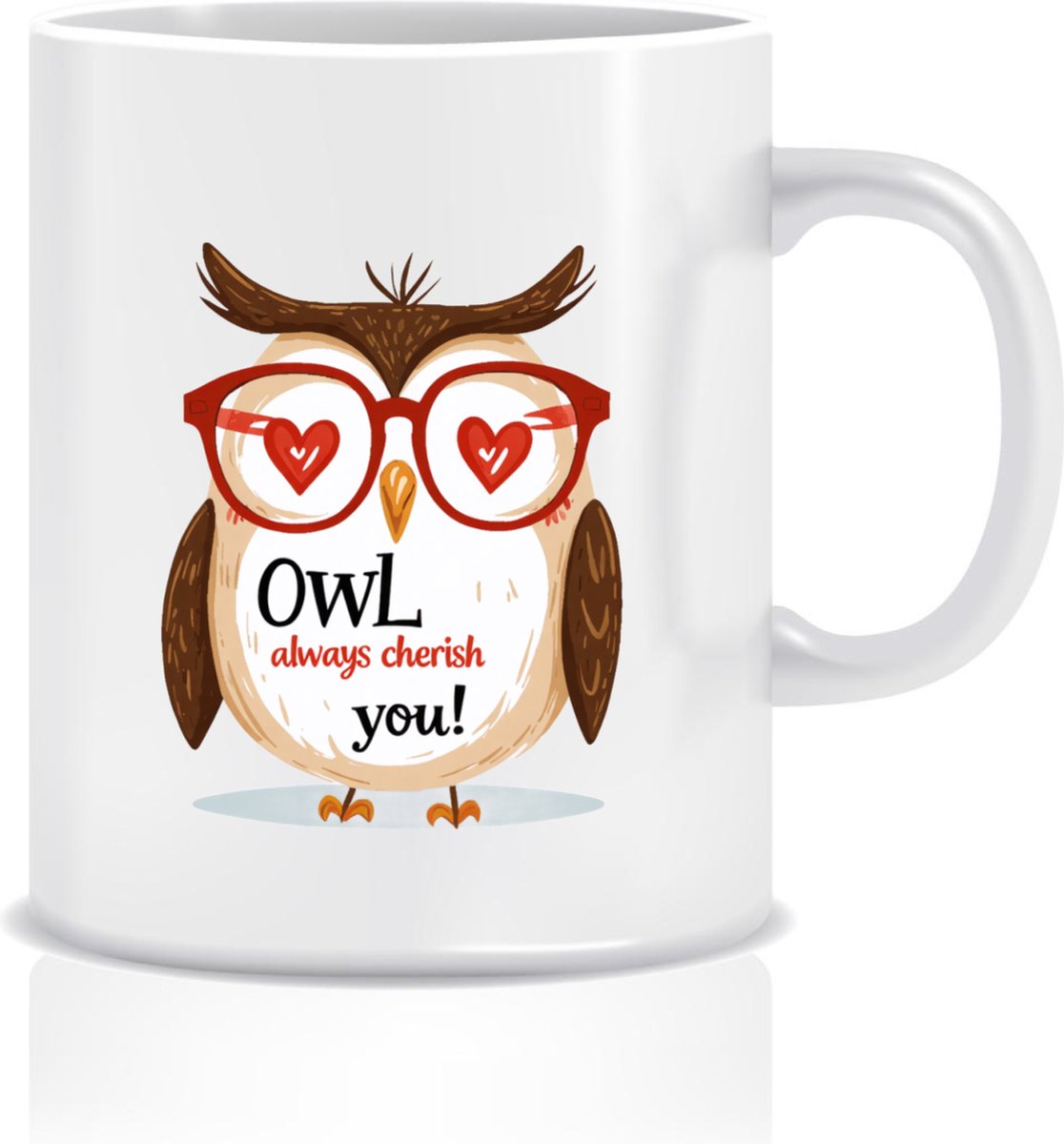 Valentine Mok met Vrolijke Uil - 'Owl always cherish you!'