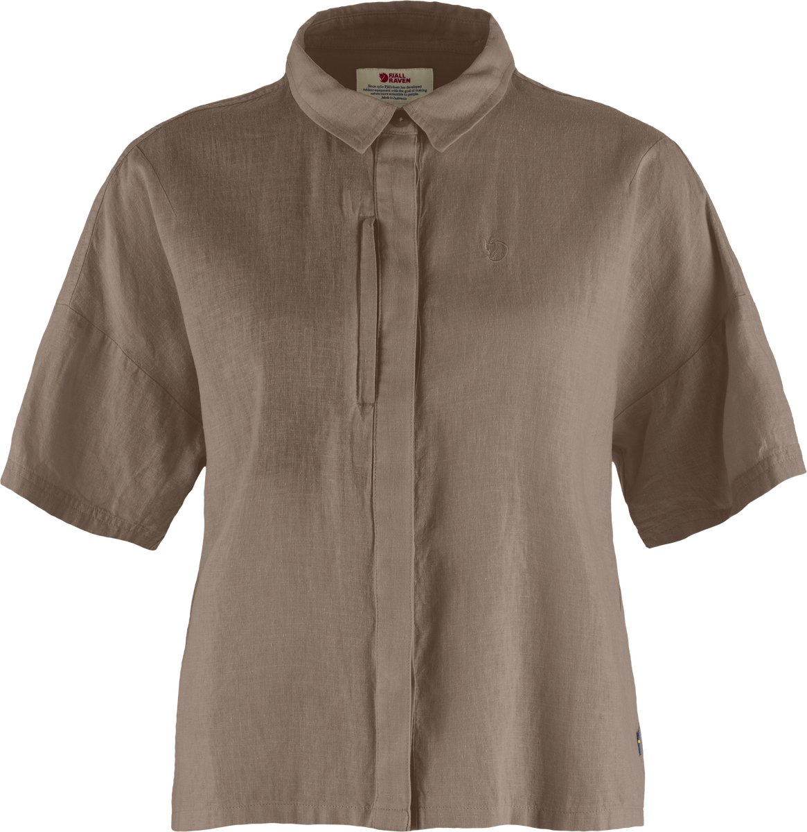 Fjällräven Abisko Lite SS W – Outdoor Kleding Fleeces en Truien T-Shirt Geel