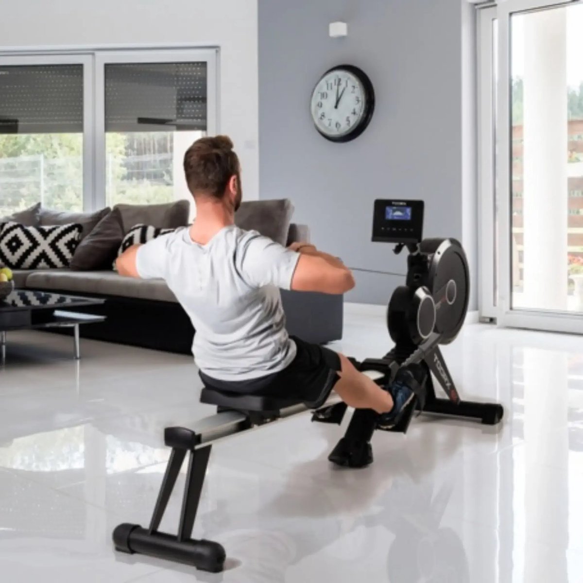 Afbeelding 2 van Toorx Fitness RWX-700 Roeitrainer - Hartslagfunctie - Inklapbaar - Roeitrainers - Zwart