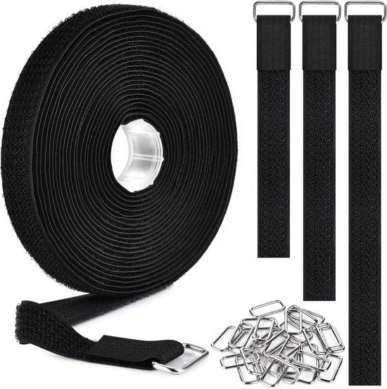 Selbstklebende Kabelbinder-Rolle – 2,5 Cm Breit, 6,8 M Lang, Wiederverwendbar