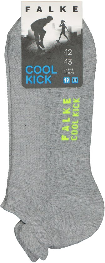 FALKE Cool Kick Anatomical Plush Sole Functional Yarn Chaussettes Unisexe Gris - Taille 39-41