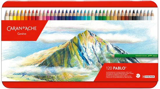 Kleurpotloden Caran D’Ache Pablo Blik 120 potloden