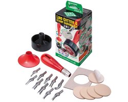 Lino Cutter & Stamp Carving Kit 3 in 1 - 10 mesjes