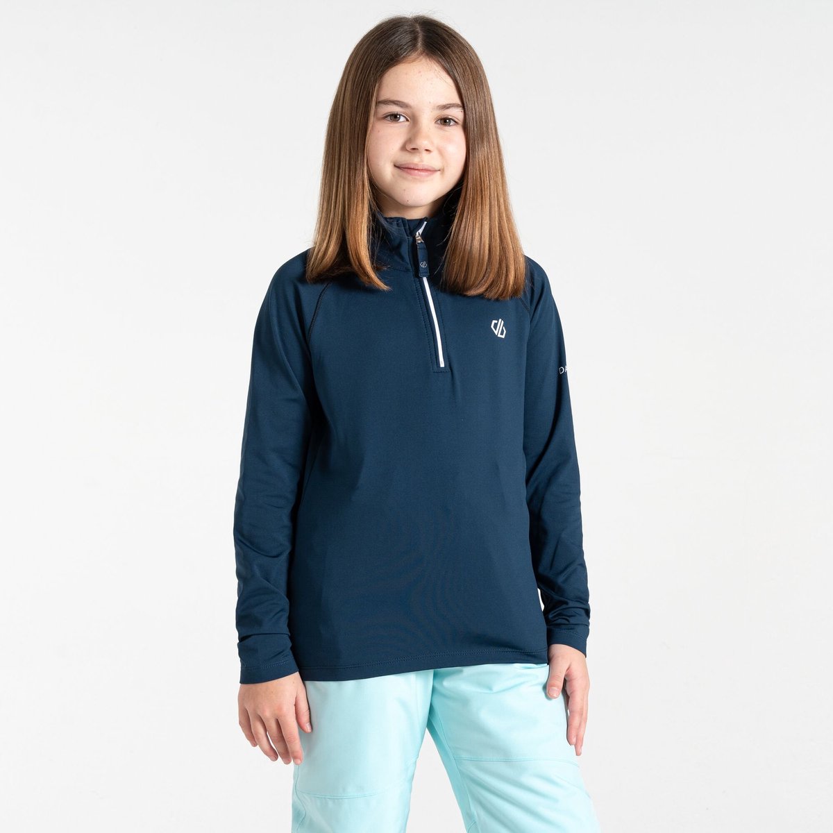 Dare 2B Consist II Core Strectch Kinder Skipully Moonlight Blauw