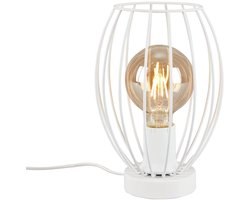 Briloner Leuchten KAGO - Tafellampen decoratief - 1 vlam - incl. snoer schakelaar aan/uit - gloeilampen zijn niet inbegrepen - max. 25 W - IP20 - Ø17,5 x 25,6 cm