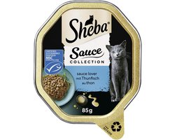 Sheba Bowl Saus Collectie Sausliefhebber 22x85g - Tonijn & Kip