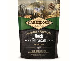 Carnilove Duck & Pheasant for Adult - Hondenvoer - Graanvrij - 70% Vlees - Ondersteunt Gewrichten
