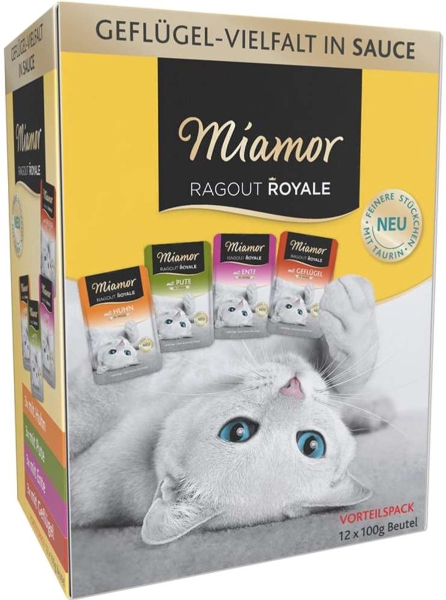 Miamor Miamor - Ragout Royale Multipack 48x100g - Gevogeltevariatie in saus