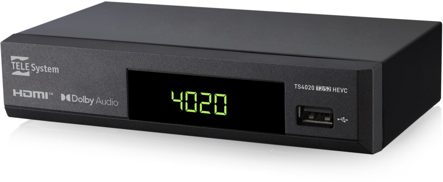 TELE System TS4020 Satelliet, Terrestrial Full HD Zwart
