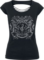 Powerwolf Crest Dames T-shirt - zwart - L