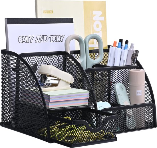 Luxe lederen bureaumat set en bureau-organisatie essentiële lederen bureau- organizer