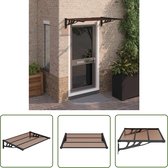 Zelfreinigend Deurluifel,Voordeur Afdak van Polycarbonaat,Luifel voor Huisdeur Overkapping 2.5mm Dik,Raamluifel,Beschermende Luifel,Lessenboog,Uv -Bescherming Waterdicht (60x130cm/24x51