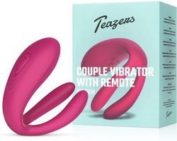Teazers - Koppelvibrator met Afstandsbediening - Vibrator - Vibrators voor Vrouwen en Mannen - Sex Toys voor Vrouwen - Vibrators - Vibrator voor Koppels - Vibrator met Afstandsbediening - Roze