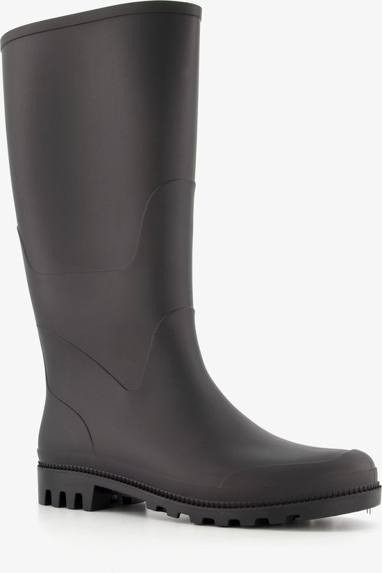 Hoge heren regenlaarzen zwart - Maat 45 - 100% stof- en waterdicht