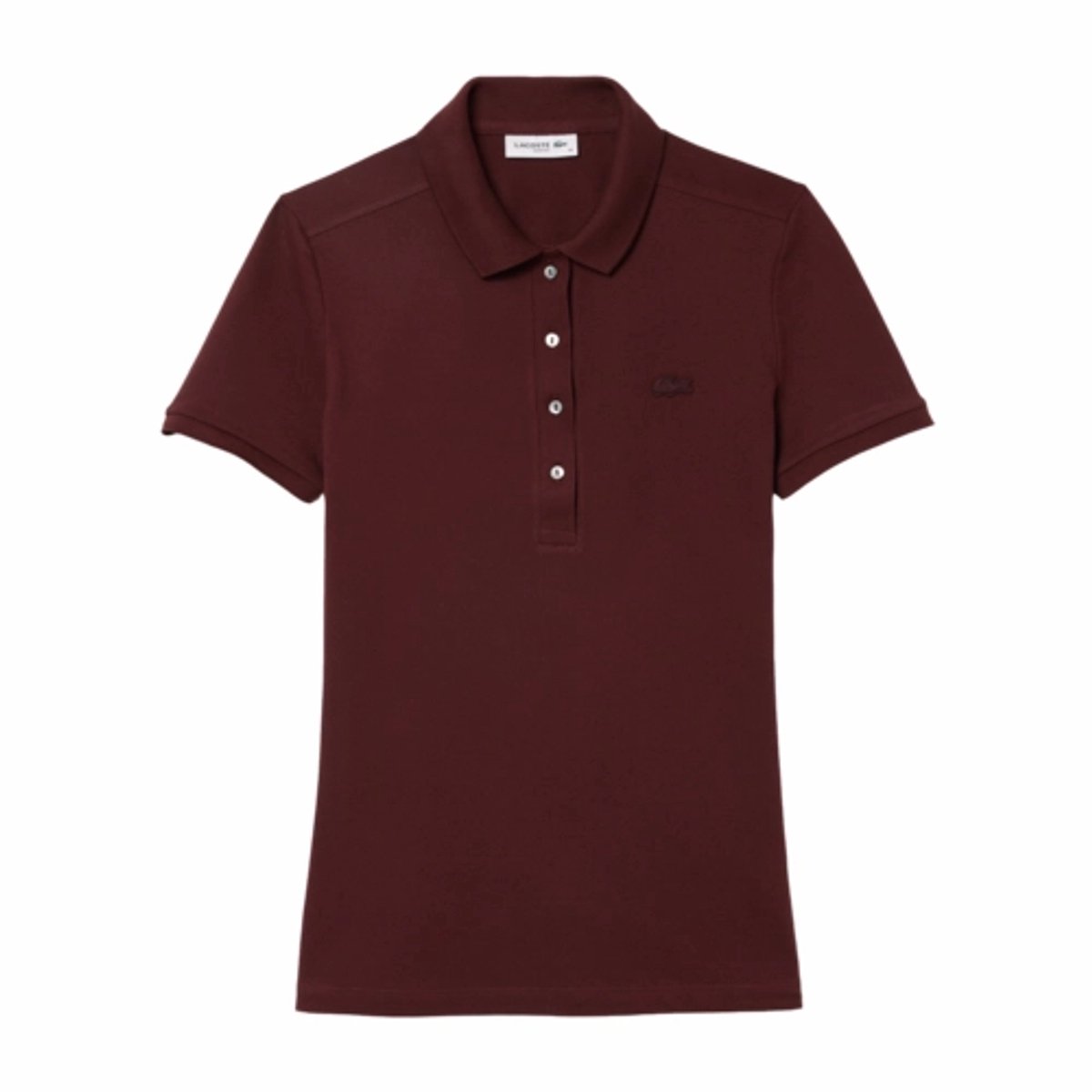 Polo Lacoste Women PF5462 Slim Fit Expresso Rood