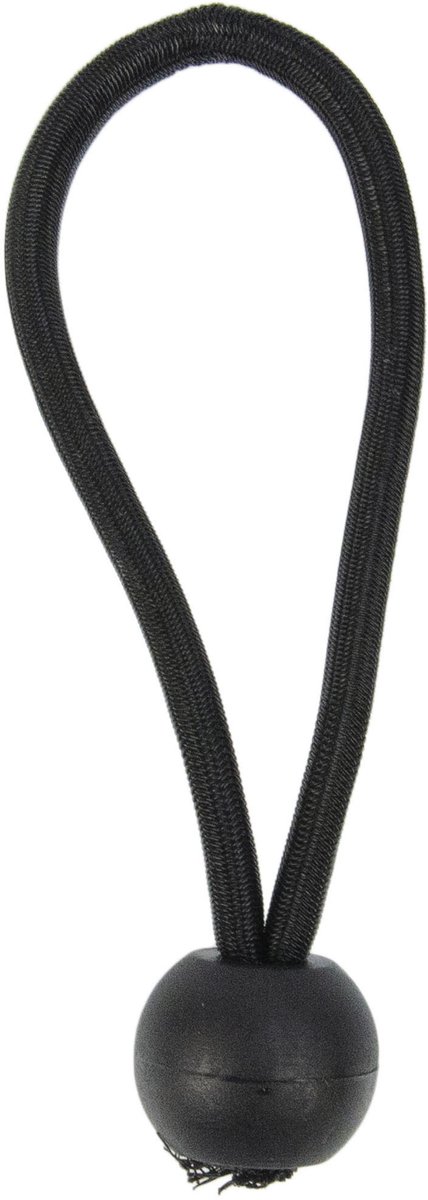 Spanner elastiek bal 10cm zwart 10 stuks