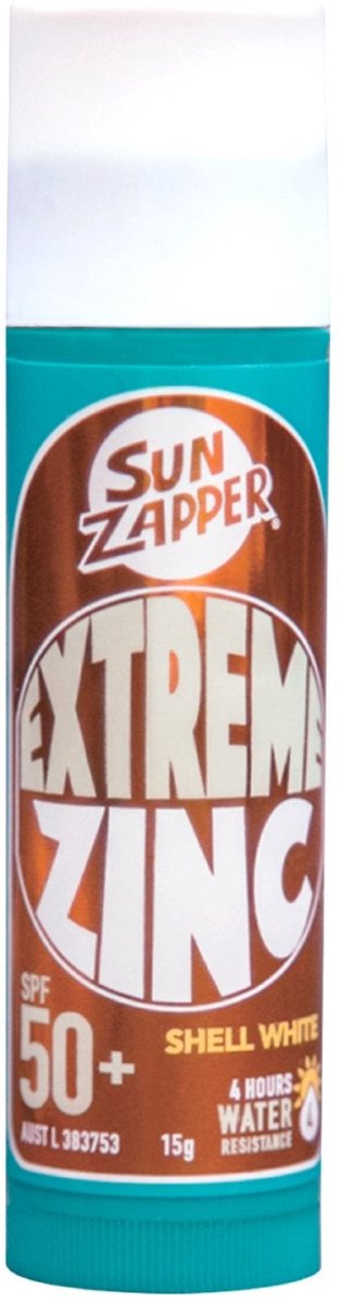 Sun Zapper Extreme Shell WHITE Zinc Stick SPF 50+ 15g