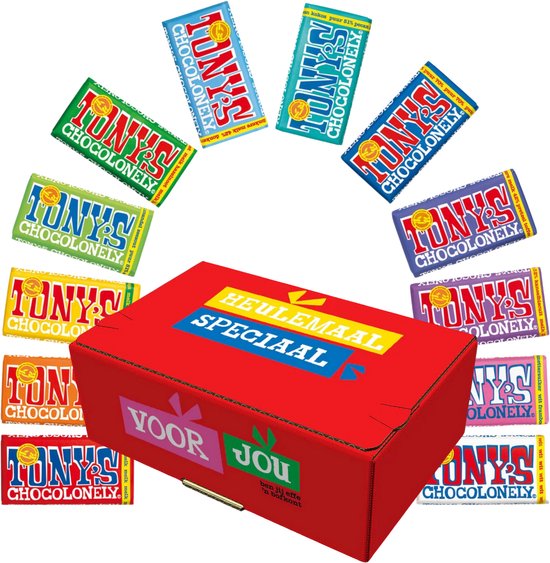 Tony's Chocolonely chocolade rainbowpack