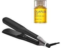 ghd Chronos Max Styler Black + Olaplex No.7 Bonding Oil 30ml