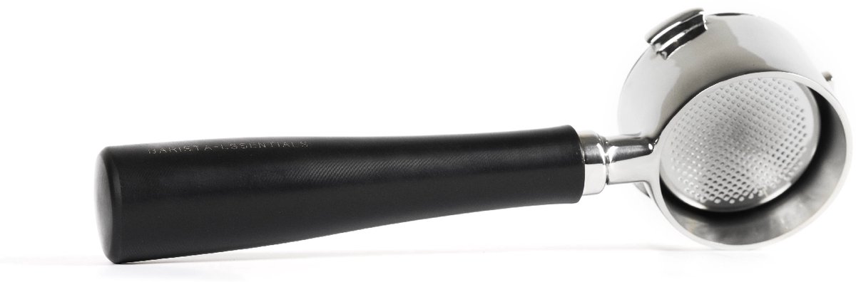 Naked Portafilter - Delonghi Dedica - 51mm - Zwart - RVS - Bodemloze Filterdrager - Portafilter 51mm - Portafilter - Filterdrager - Bottomless Portafilter – Delonghi Koffiemachine – Piston – Espressomachine - Barista Essentials
