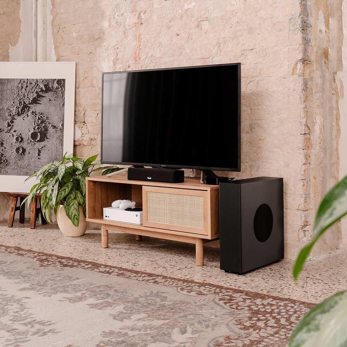 Afbeelding 3 van Teufel CINEBAR ONE+ - Ultracompacte soundbar met bluetooth & Dynamore Ultra technologie - Subwoofer - zwart