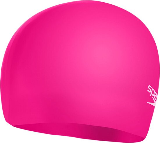 Roze Speedo badmuts, eenvoudige gegoten siliconen stijl.