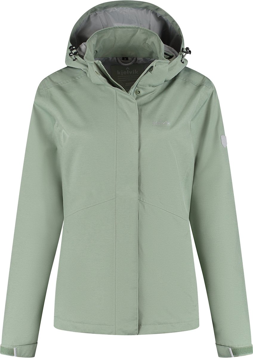 Kjelvik Outdoorjas Aida Groen