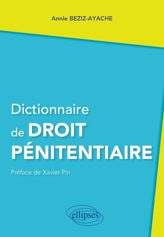 Dictionnaire de Droit pénitentiaire - cover