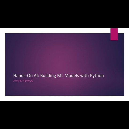 Hands-On AI: Building ML Models with Python (ebook), Anand Vemula ...