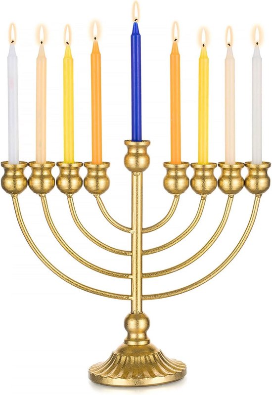 Elegante Menora Kandelaar voor Chanukah