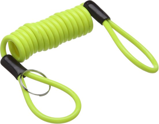 Foto: Starry reminderkabel 150 cm voor schijfremslot geel