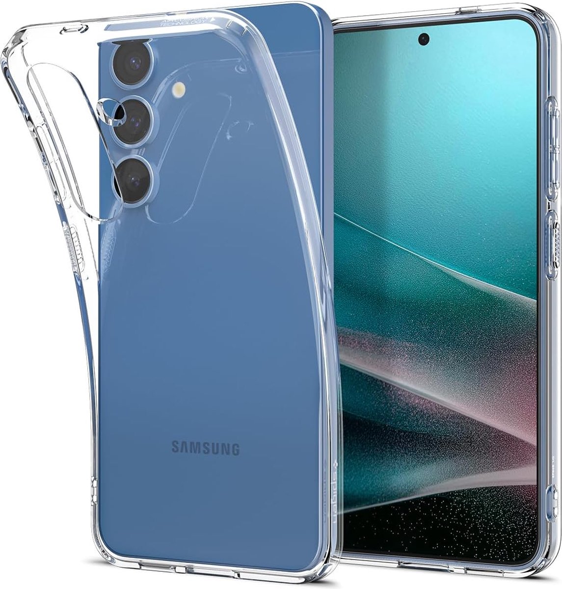 Spigen Geschikt voor Samsung Galaxy S25 - Liquid Crystal - Back Cover Hoesje - Crystal Clear