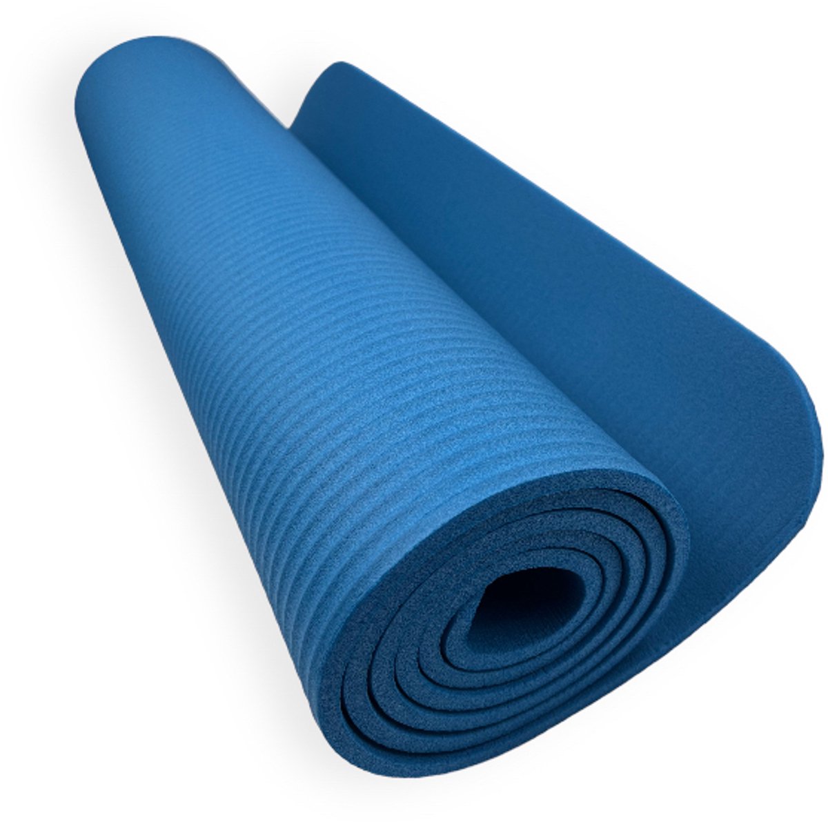 Padisport Yoga Mat Blauw - Fitness Mat Extra Dik - Yoga Mat Extra Dik - Pilates Mat - Dikke Yogamat - Yoga Mat Anti Slip - Yoga Matje - Yoga Mat Dik - Sport Mat - Sport Matje Fitness